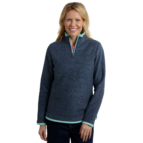 Weird Fish Beye 1/4 Zip Fleece