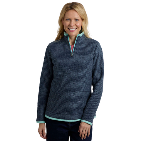 Weird Fish Beye 1/4 Zip Fleece