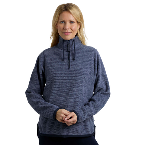 Weird Fish - Odina Quarter Zip Zig Zag Fleece