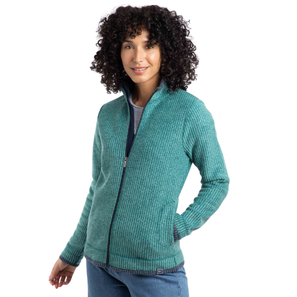 Weird Fish - Ariana Eco Full Zip Grid Fleece