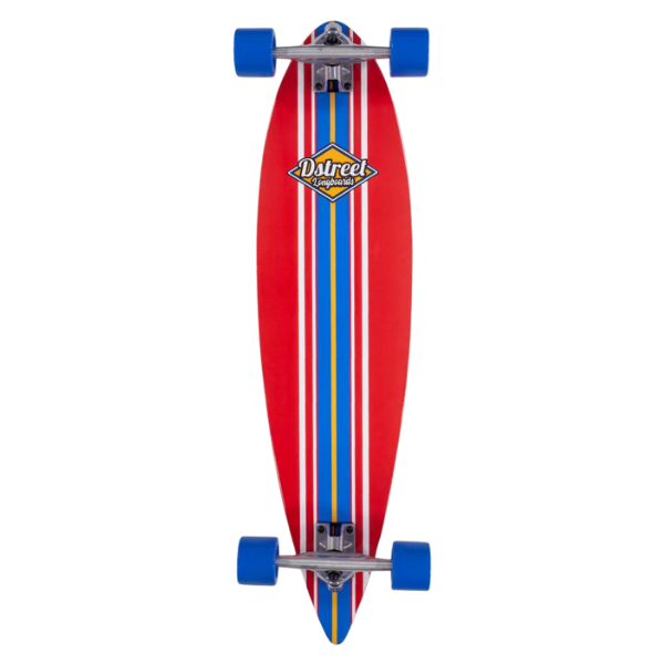 D Street Ocean Pintail Red Longboard - 35 x 9