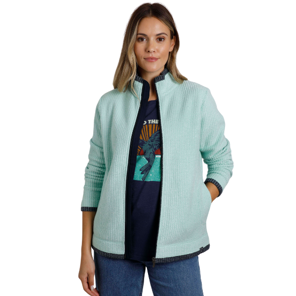 Weird Fish - Ariana Eco Full Zip Grid Fleece