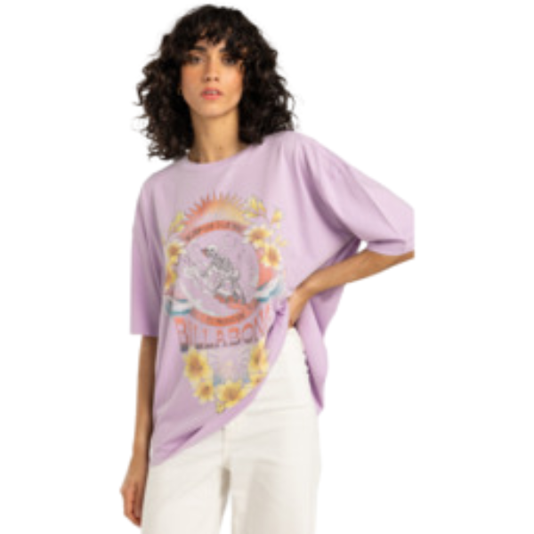 Billabong Goes Around Her T-Shirt