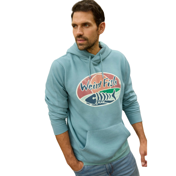 Weird Fish - Bryant Graphic Pop Over Hoodie