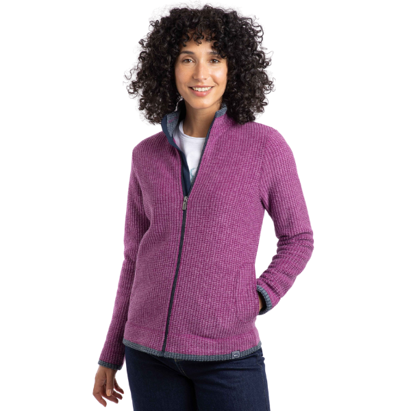 Weird Fish - Ariana Eco Full Zip Grid Fleece