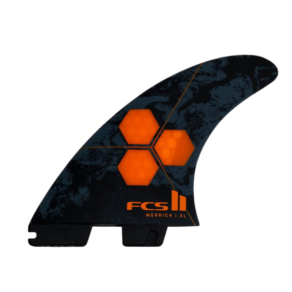 FCS II AM PC X-Large Orange Tri  Retail Fins