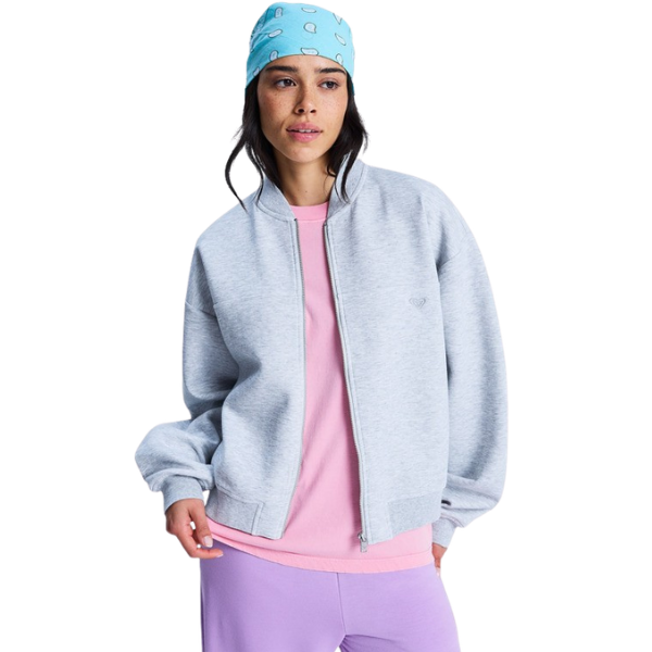 Roxy Always Happy Bomber Style Zipped Top