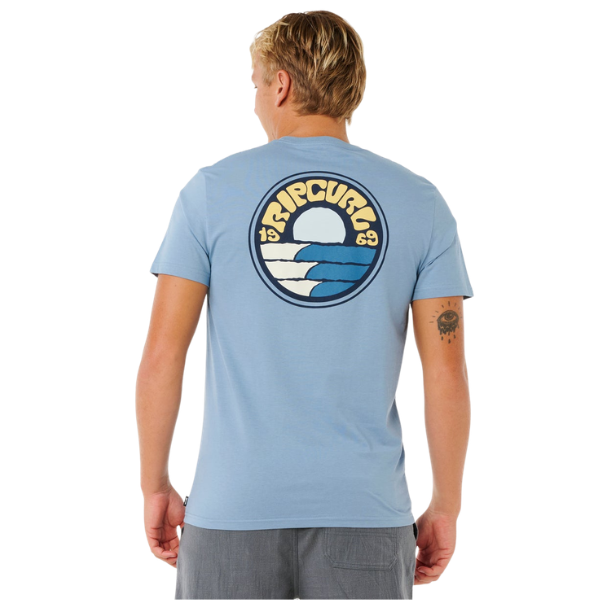 Rip Curl Pacific Rinse Stacked T Shirt