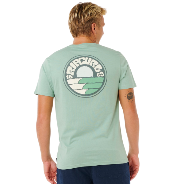 Rip Curl Pacific Rinse Stacked T Shirt