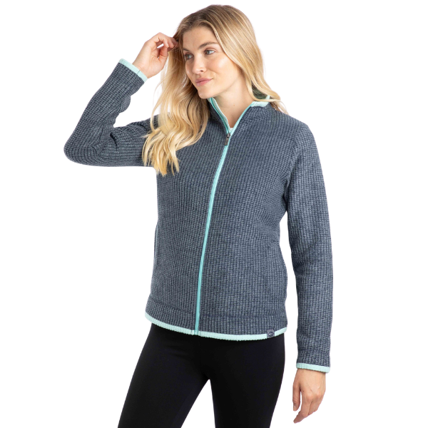 Weird Fish - Ariana Eco Full Zip Grid Fleece