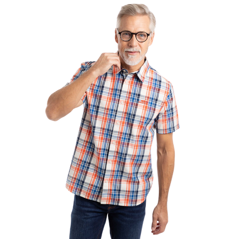 Weird Fish Judd Cotton Short Sleeve Shirt