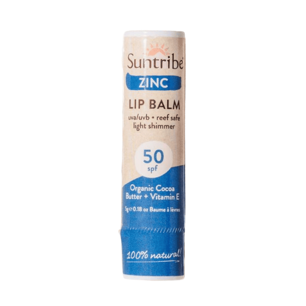 Suntribe Organic Mineral Zinc Lip Balm 50 SPF