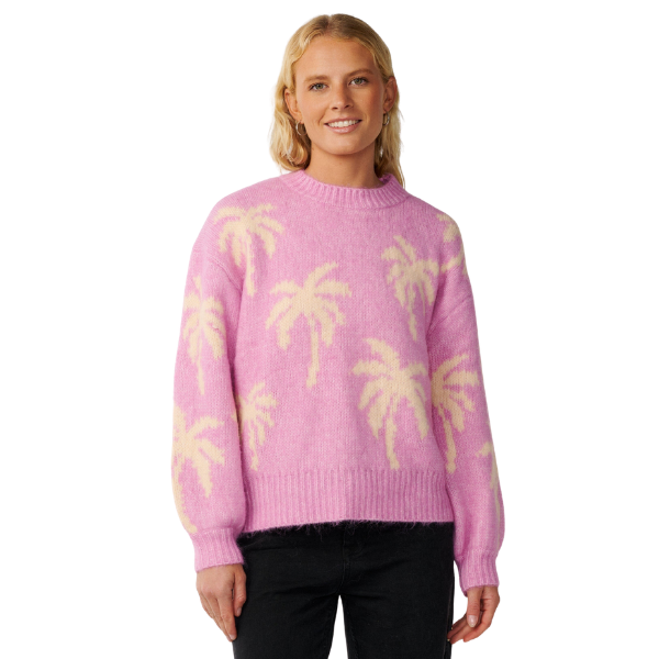 Rip Curl Retro Swell Palm Jacquard Knit