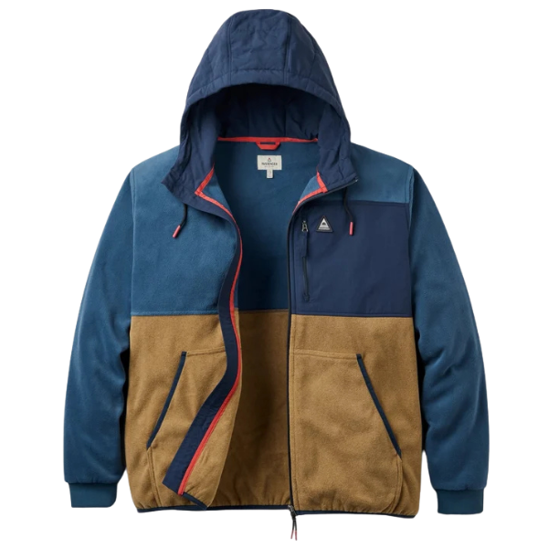 Passenger Woodland Full Zip Hooded Recycled Polar Fleece