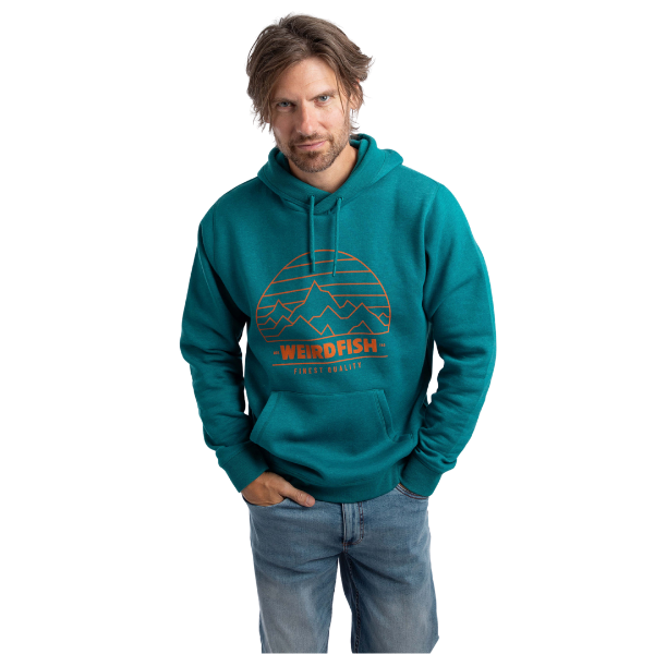 Weirdfish Wills Graphic Pop Over Hooded