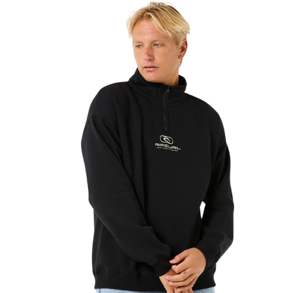 Rip Curl Pill Icon 1/4 Zip Crew