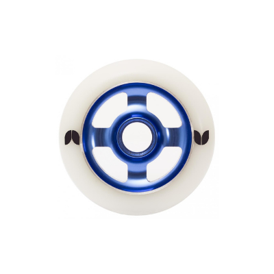 Blazer Pro Scooter Wheel Stormer 4 Spoke Aluminium White/Blue 100 MM