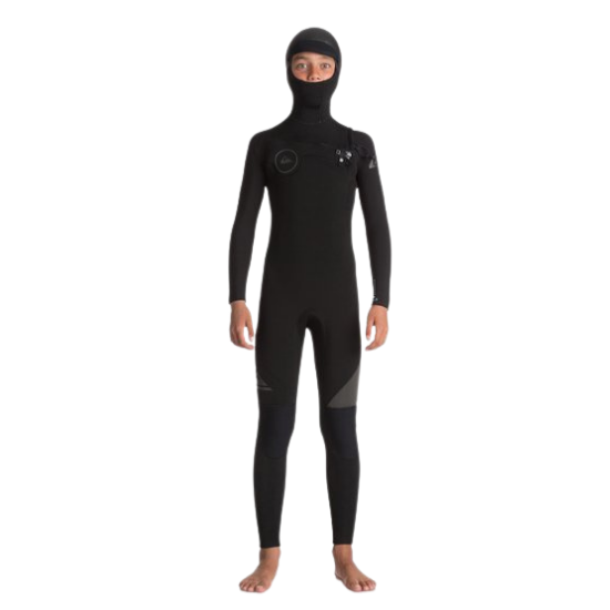 Quiksilver Syncro 5/4/3 Chest Zip Full Hooded Youth Wetsuit