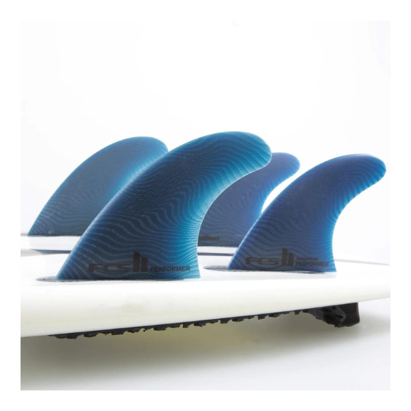 FCS II Performer Neo Glass Medium Pacific Tri-Quad Fins